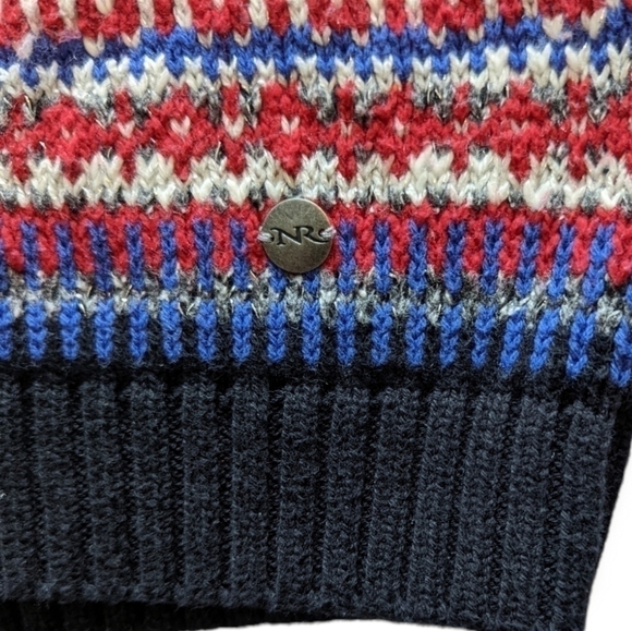 Northern reflections fair isle style zip cardigan size S - Picture 4 of 6